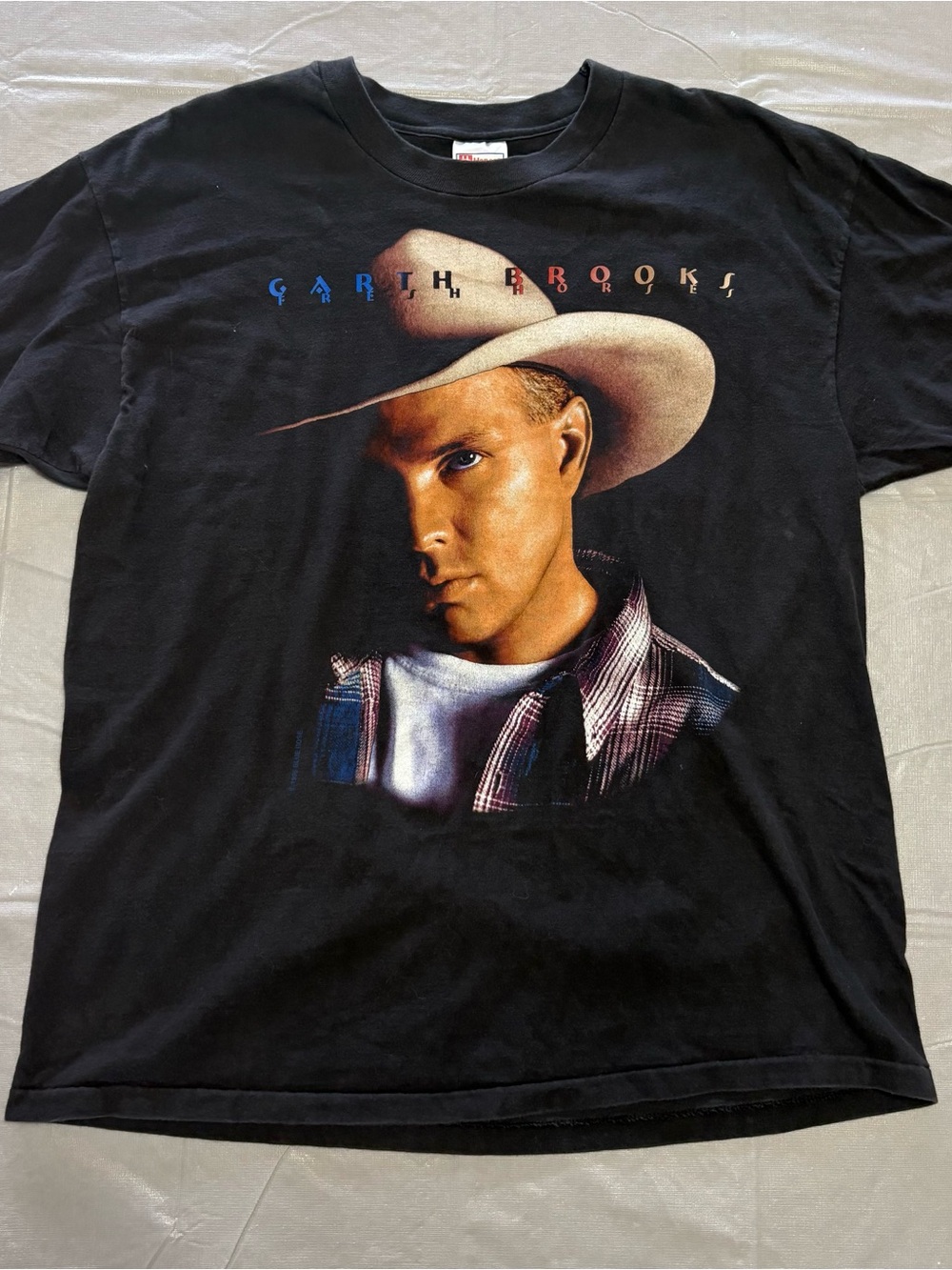 Vintage Garth Brooks Fresh Horses Band Tee